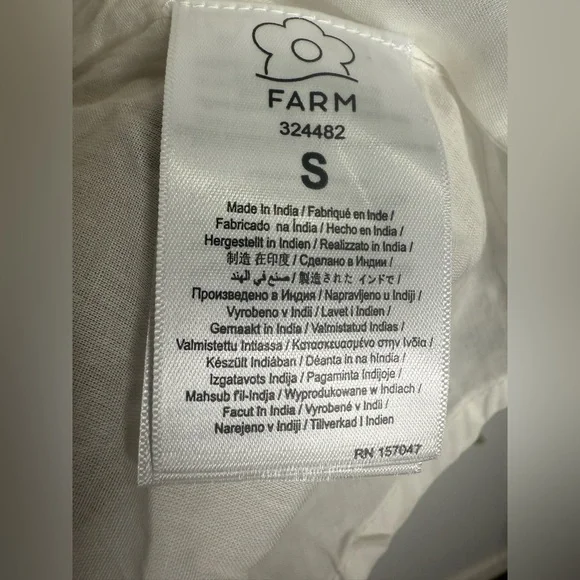 Farm Rio Tropical Lightness Floral Cotton Maxi Dress - Picture 14 of 15